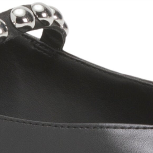 REBECCA MINKOFF Leather Milan Grommet Mary Jane Flats - Picture 3 of 4